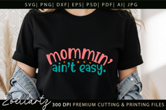 Funny Mom Life SVG for Cricut Mothers Day T-shirt Mug Design Product Image 3