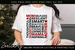 Mothers Day Subway Art SVG Mummy Mama Mom T-shirt Mug Design Product Image 7