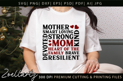 Mothers Day Subway Art SVG Mummy Mama Mom T-shirt Mug Design Product Image 2