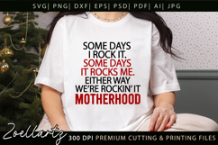 Motherhood Mothers Day SVG for Cricut Mom T-shirt Mug Design Product Image 2