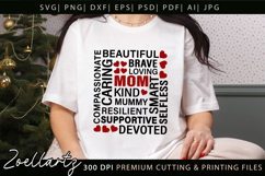 Mothers Day Subway Art SVG Mummy Mama Mom T-shirt Mug Design Product Image 2