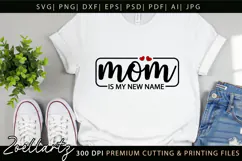 Mothers Day SVG for Cricut Mommy Mama Mom T-shirt Mug Design Product Image 8