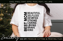 Mothers Day SVG for Cricut Mama Mummy Mom T-shirt Mug Design Product Image 1