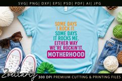 Motherhood Mom SVG for Cricut Mothers Day T-shirt Mug Design Product Image 4