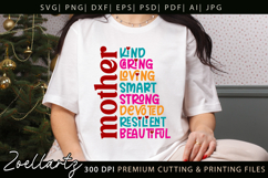 Mothers Day Word Art SVG Mama Mommy Mom T-shirt Mug Design Product Image 1