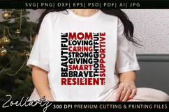 Mothers Day Subway Art SVG Mummy Mama Mom T-shirt Mug Design Product Image 4