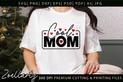 Mothers Day SVG for Cricut Mama Mummy Mom T-shirt Mug Design Product Image 1
