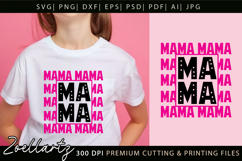 Mothers Day SVG for Cricut Mummy Mama Mom T-shirt Mug Design Product Image 2