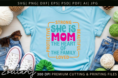 Mothers Day SVG for Cricut Mommy Mom Mama T-shirt Mug Design Product Image 6