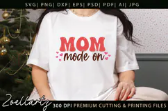 Funny Mom Life SVG for Cricut Mothers Day T-shirt Mug Design Product Image 1