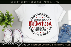 Motherhood Mothers Day SVG for Cricut Mom T-shirt Mug Design Product Image 8
