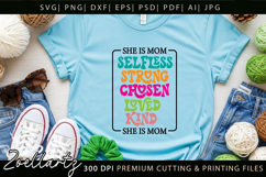 Mothers Day SVG for Cricut Mommy Mom Mama T-shirt Mug Design Product Image 5
