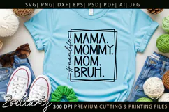 Funny Mom Life SVG for Cricut Mothers Day T-shirt Mug Design Product Image 7