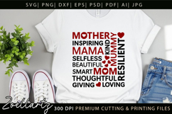 Mothers Day Subway Art SVG Mummy Mama Mom T-shirt Mug Design Product Image 10