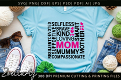 Mothers Day Subway Art SVG Mummy Mama Mom T-shirt Mug Design Product Image 9