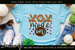 Cat Mom SVG for Cricut Mothers Day T-shirt Mug Pillow Design Product Image 3