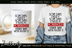 Motherhood Mothers Day SVG for Cricut Mom T-shirt Mug Design Product Image 3