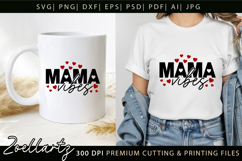 Mothers Day SVG for Cricut Mama Mummy Mom T-shirt Mug Design Product Image 2