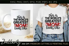 MOTHERS DAY SVG Cut Files MAMA MUMMY MOM T-shirt Mug Design Product Image 2