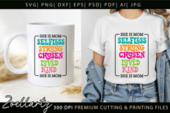Mothers Day SVG for Cricut Mommy Mom Mama T-shirt Mug Design Product Image 2
