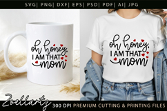 That Mom SVG Mama Life SVG Mothers Day T-shirt Mug Design Product Image 2
