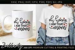 That Mom SVG Mama Life SVG Mothers Day T-shirt Mug Design Product Image 2