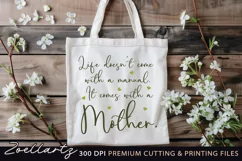 Mother's Day SVG Mom Mummy Mama T-shirt Tote Bag Mug Design Product Image 2