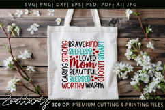 Mothers Day Subway Art SVG Mummy Mama Mom T-shirt Mug Design Product Image 7