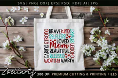 Mothers Day Subway Art SVG Mummy Mama Mom T-shirt Mug Design Product Image 7