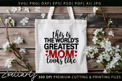MOTHERS DAY SVG Cut Files MAMA MUMMY MOM T-shirt Mug Design Product Image 7