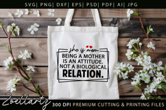Mothers Day SVG Mama Mommy She Is Mom T-shirt Mug Design Product Image 7