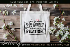 Mothers Day SVG Mama Mommy She Is Mom T-shirt Mug Design Product Image 7