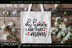 That Mom SVG Mama Life SVG Mothers Day T-shirt Mug Design Product Image 5