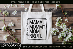 Funny Mom Life SVG for Cricut Mothers Day T-shirt Mug Design Product Image 6