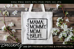 Funny Mom Life SVG for Cricut Mothers Day T-shirt Mug Design Product Image 6