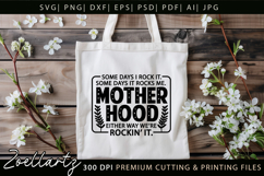 Motherhood Mom SVG for Cricut Mothers Day T-shirt Mug Design Product Image 5