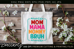 Funny Mom Life SVG for Cricut Mothers Day T-shirt Mug Design Product Image 7