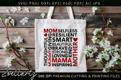 Mothers Day Subway Art SVG Mummy Mama Mom T-shirt Mug Design Product Image 6