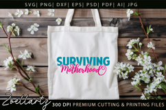 Motherhood Mom SVG for Cricut Mothers Day T-shirt Mug Design Product Image 5