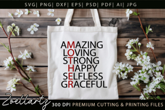 Happy Mothers Day SVG Cut file Mama Mom T-shirt Mug Tote Bag Product Image 9