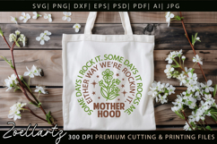 Motherhood Mom SVG for Cricut Mothers Day T-shirt Mug Design Product Image 5