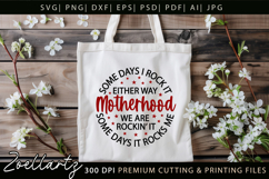Motherhood Mothers Day SVG for Cricut Mom T-shirt Mug Design Product Image 7