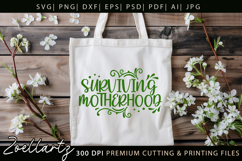 Motherhood Mom SVG for Cricut Mothers Day T-shirt Mug Design Product Image 5