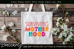 Motherhood Mom SVG for Cricut Mothers Day T-shirt Mug Design Product Image 6