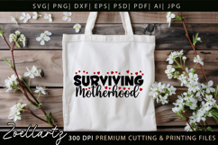 Motherhood Mom SVG for Cricut Mothers Day T-shirt Mug Design Product Image 7