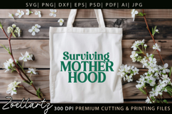 Motherhood Mom SVG for Cricut Mothers Day T-shirt Mug Design Product Image 4