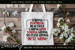 Mothers Day Subway Art SVG Mummy Mama Mom T-shirt Mug Design Product Image 10