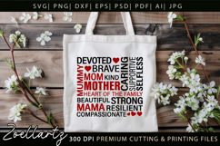 Mothers Day Subway Art SVG Mummy Mama Mom T-shirt Mug Design Product Image 5