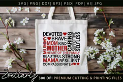 Mothers Day Subway Art SVG Mummy Mama Mom T-shirt Mug Design Product Image 5
