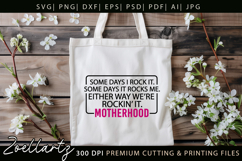 Motherhood Mom SVG for Cricut Mothers Day T-shirt Mug Design Product Image 6